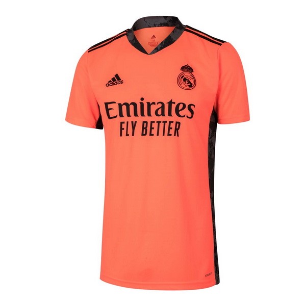 Camiseta Real Madrid Replica Segunda Ropa Portero 2020/21 Naranja